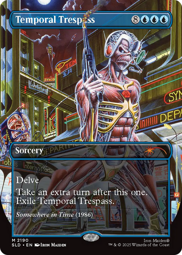 Temporal Trespass - IRON MAIDEN: Album Art (SLD)