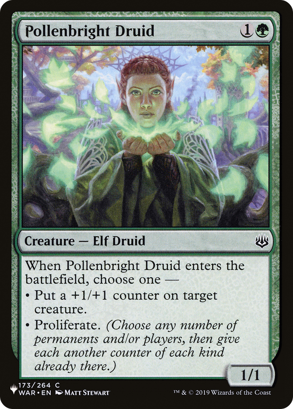Pollenbright Druid - WAR Reprint (PLST)