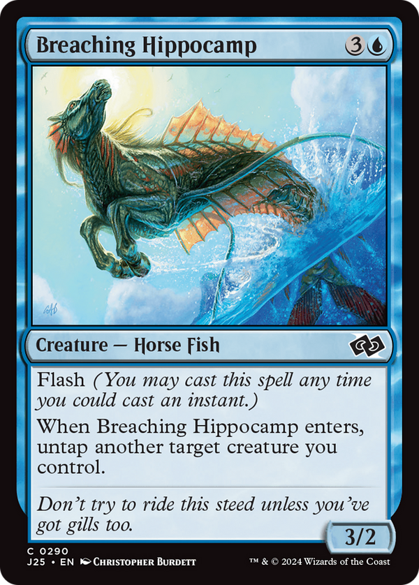 Breaching Hippocamp (J25)