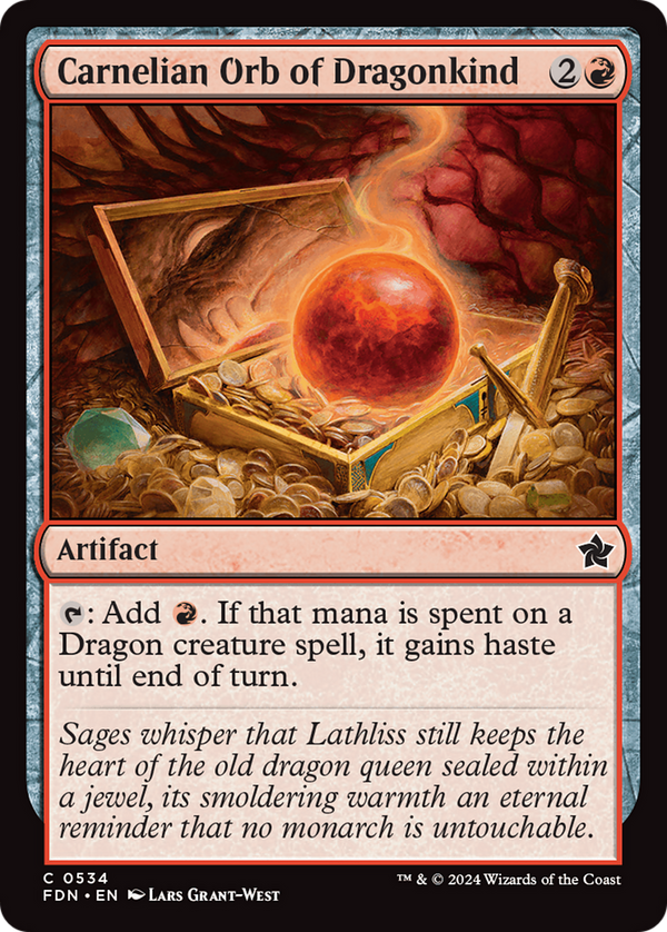 Carnelian Orb of Dragonkind (FDN)