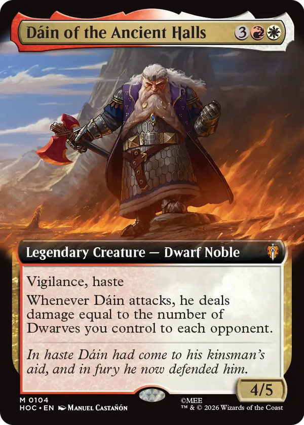 Dáin of the Ancient Halls - Extended Art (HOC)