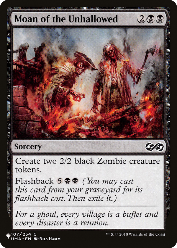 Moan of the Unhallowed - UMA Reprint (PLST)