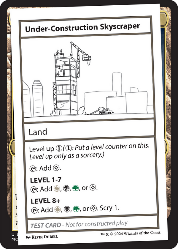 Under-Construction Skyscraper - Test Card (MB2)