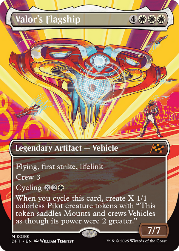 Valor's Flagship - Borderless Revved Up (DFT)