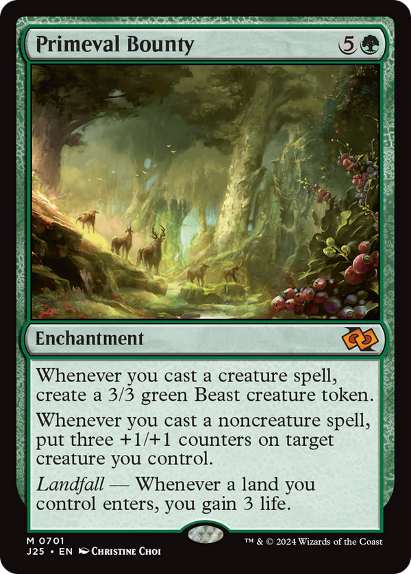 Primeval Bounty (J25)