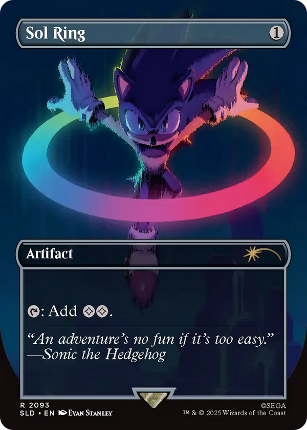 Sol Ring - Secret Lair x Sonic: Chasing Adventure (SLD)