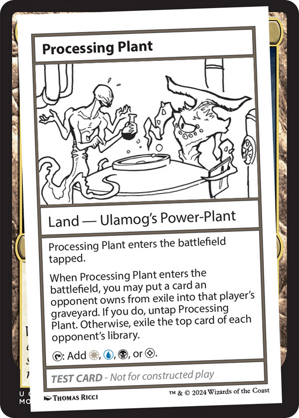 Processing Plant - Test Card (MB2)