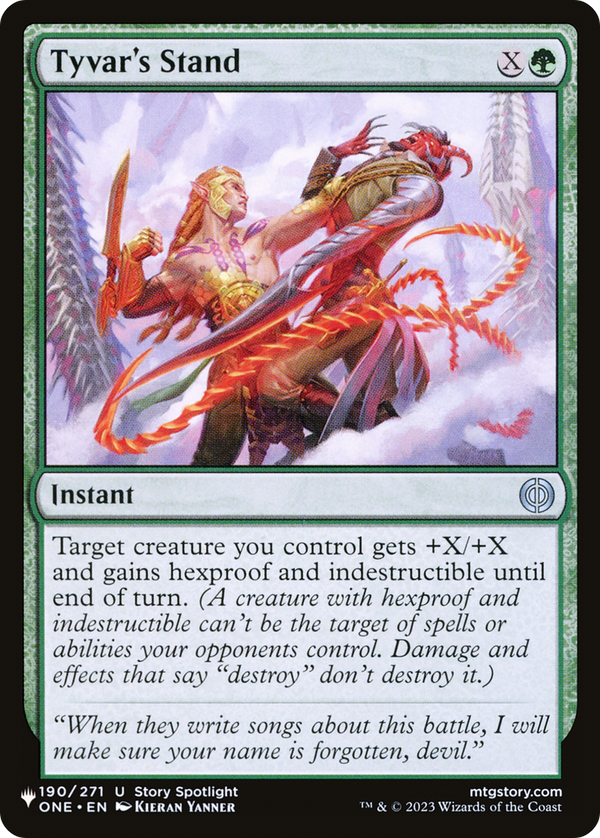 Tyvar's Stand - ONE Reprint (PLST)