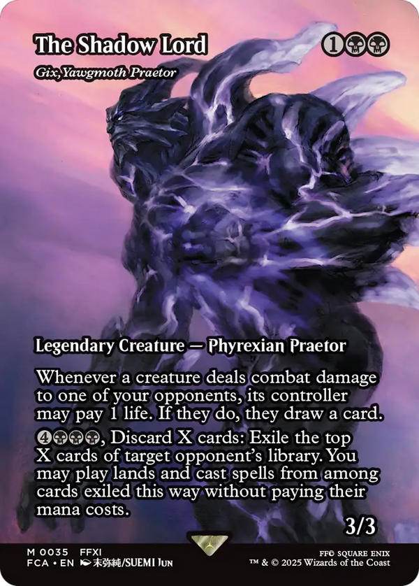 The Shadow Lord // Gix, Yawgmoth Praetor - Borderless (FCA)