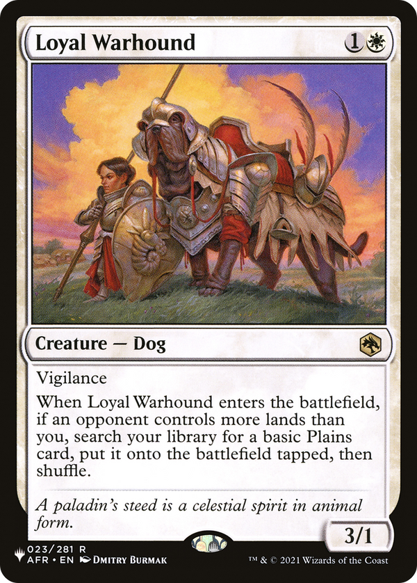 Loyal Warhound - AFR Reprint (PLST)