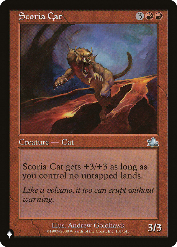 Scoria Cat - PCY Reprint (PLST)