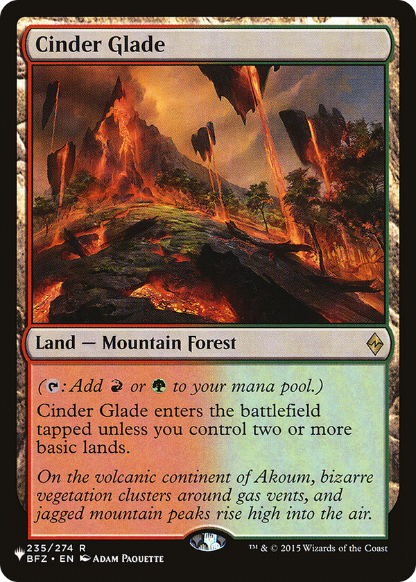 Cinder Glade - BFZ Reprint (PLST)