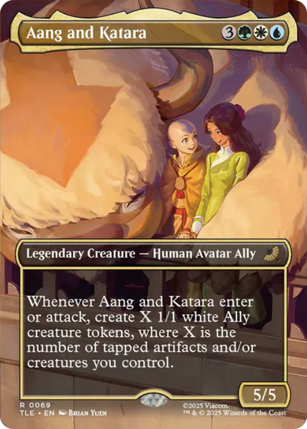 Aang and Katara - Borderless Scene (TLE)