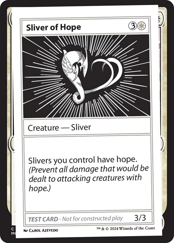 Sliver of Hope - Test Card (MB2)