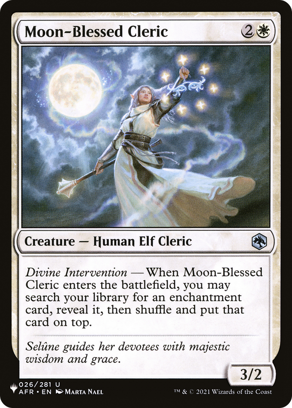 Moon-Blessed Cleric - AFR Reprint (PLST)