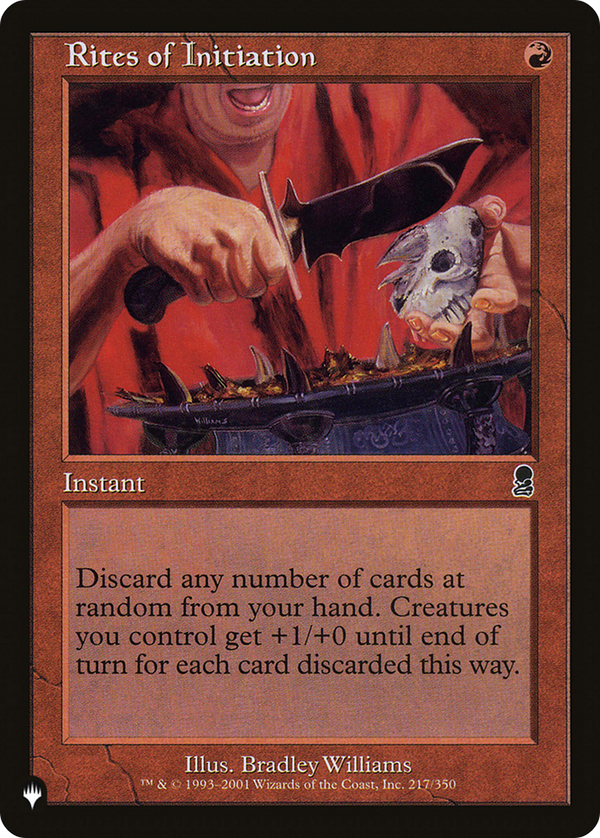 Rites of Initiation - ODY Reprint (PLST)