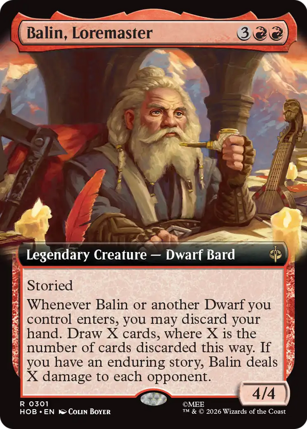 Balin, Loremaster - Extended Art (HOB)