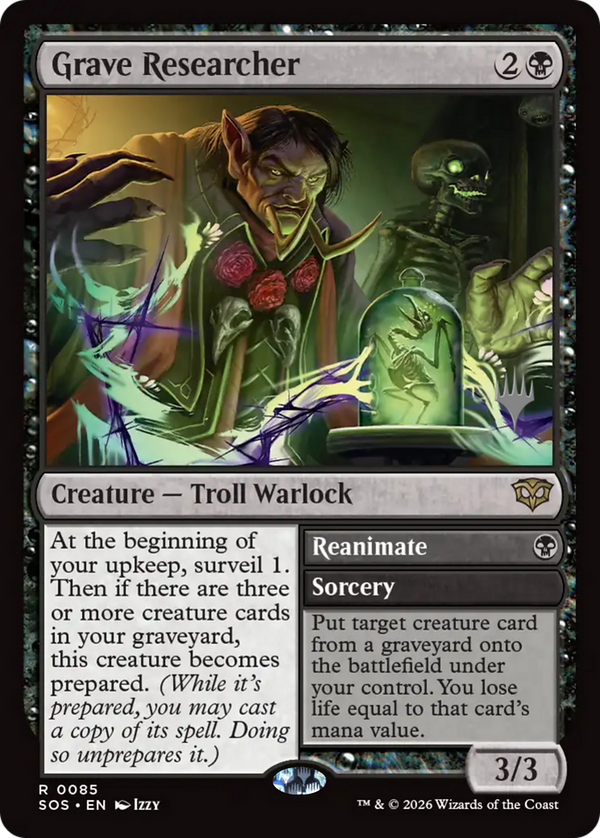 Grave Researcher // Reanimate - Promo Pack (PSOS)
