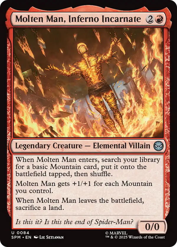 Molten Man, Inferno Incarnate (SPM)