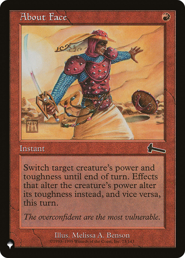 About Face - ULG Reprint (PLST)