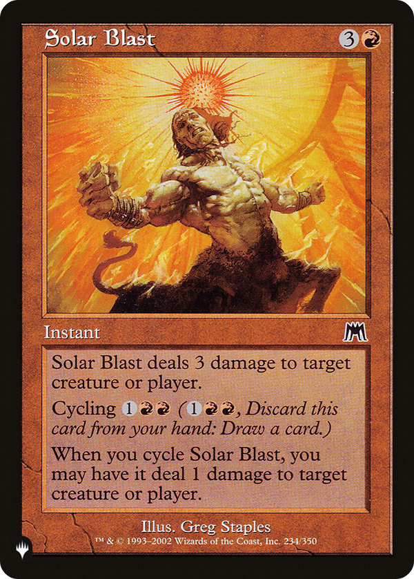Solar Blast - ONS Reprint (PLST)