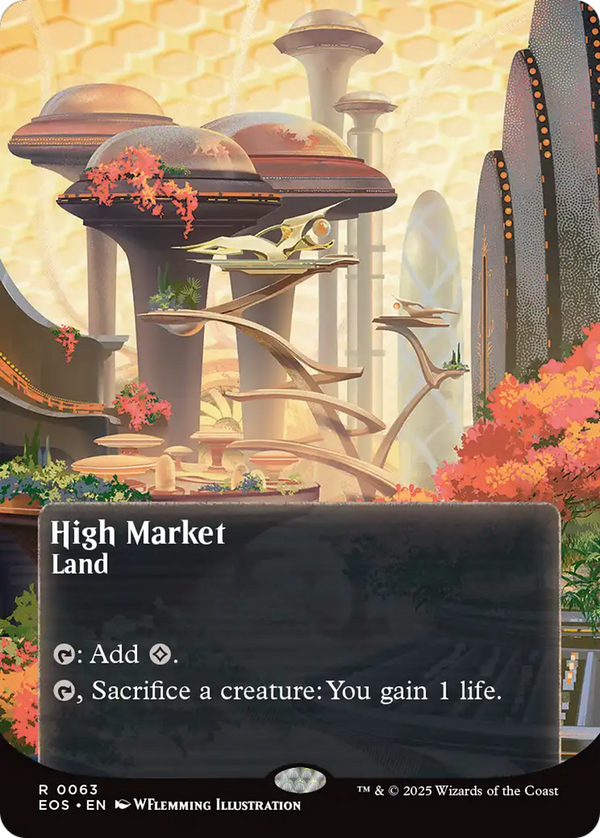 High Market - Borderless Poster (EOS)