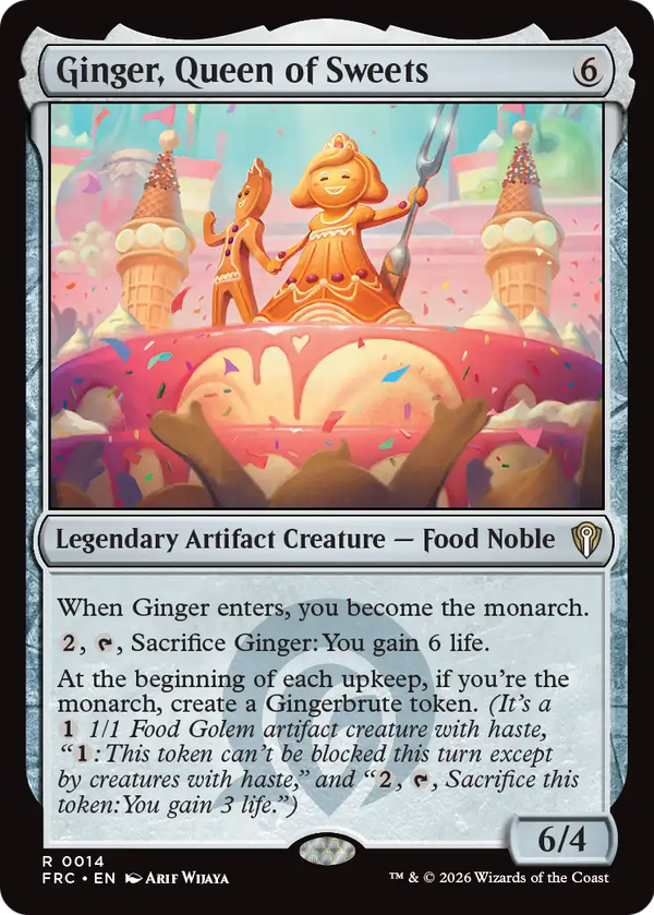 Ginger, Queen of Sweets (FRC)