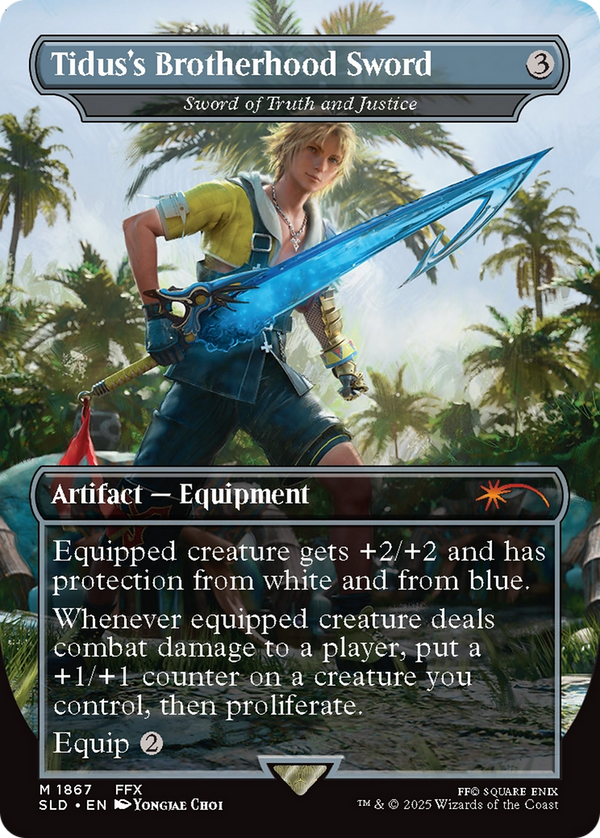 Tidus's Brotherhood Sword // Sword of Truth and Justice - Secret Lair x FINAL FANTASY: Weapons (SLD)