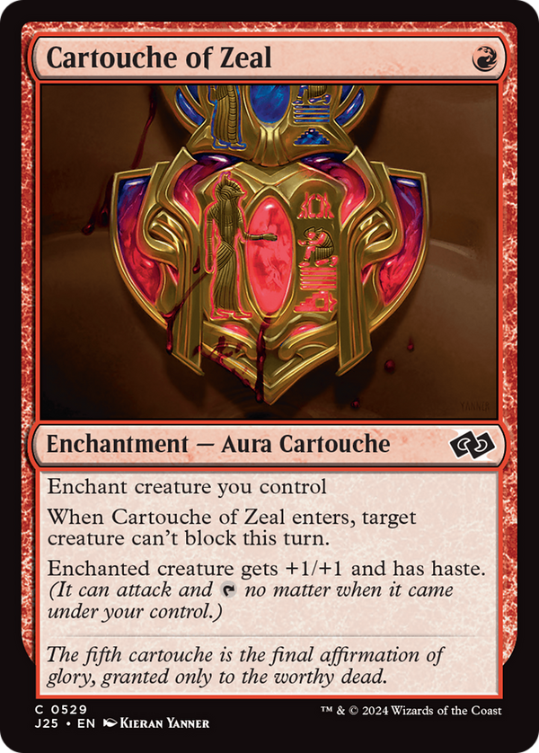 Cartouche of Zeal (J25)