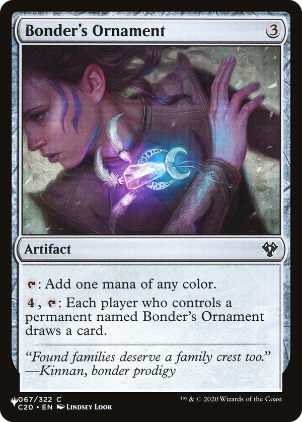 Bonder's Ornament - C20 Reprint (PLST)