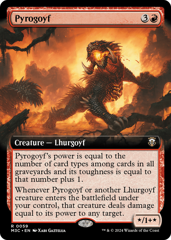 Pyrogoyf - Extended Art (M3C)