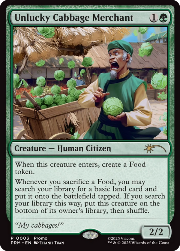 Unlucky Cabbage Merchant (PW25)