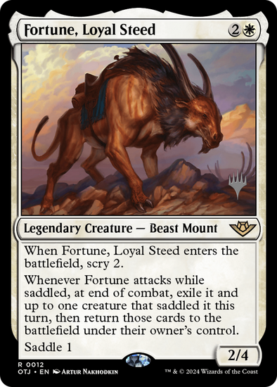 Fortune, Loyal Steed - Promo Pack (POTJ)