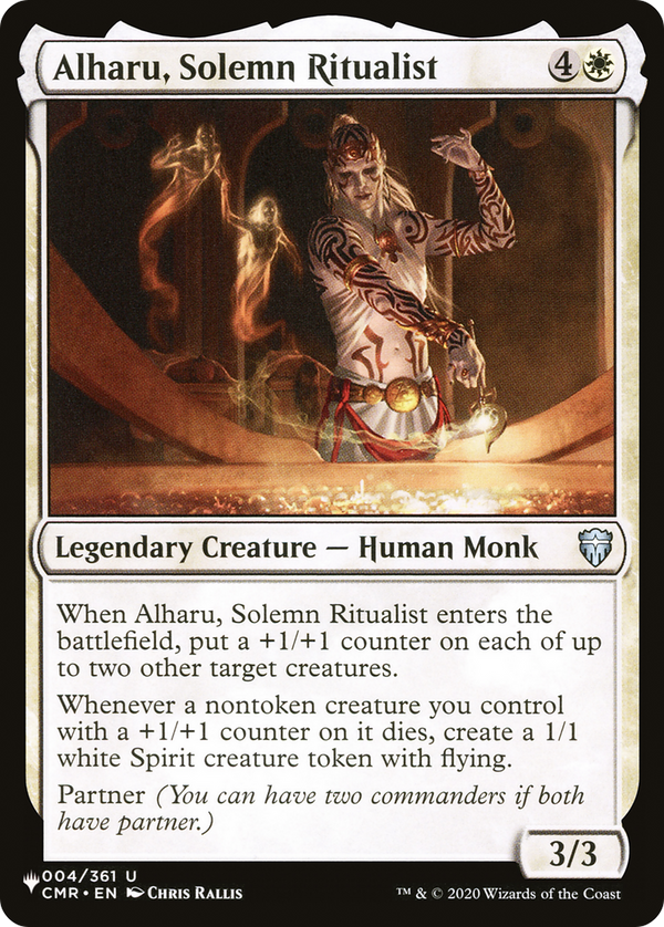 Alharu, Solemn Ritualist - CMR Reprint (PLST)