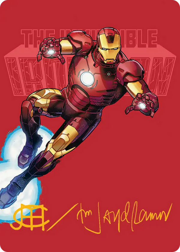 The Invincible Iron Man (AMSH) - Gold Stamped Art Card
