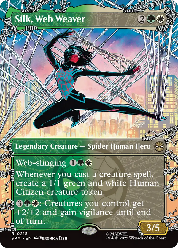 Silk, Web Weaver - Borderless Web-Slinger (SPM)