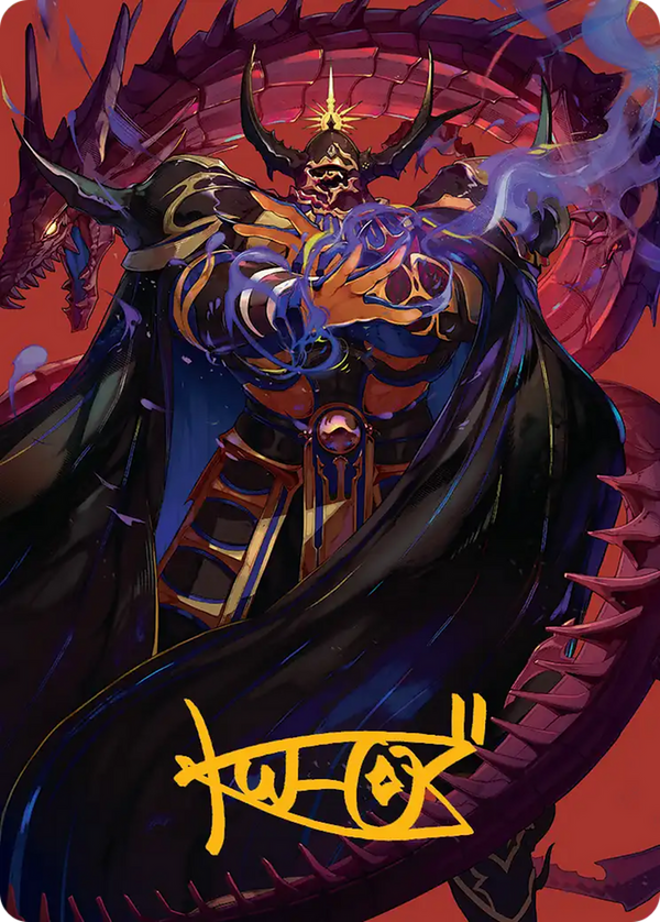 Golbez, Crystal Collector - Art Series (Gold-Stamped Signature) (AFIN)