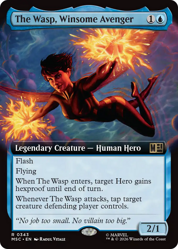 The Wasp, Winsome Avenger - Extended Art (MSC) (Pre-Order)