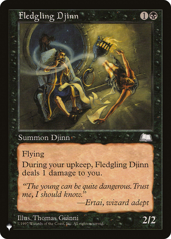 Fledgling Djinn - WTH Reprint (PLST)