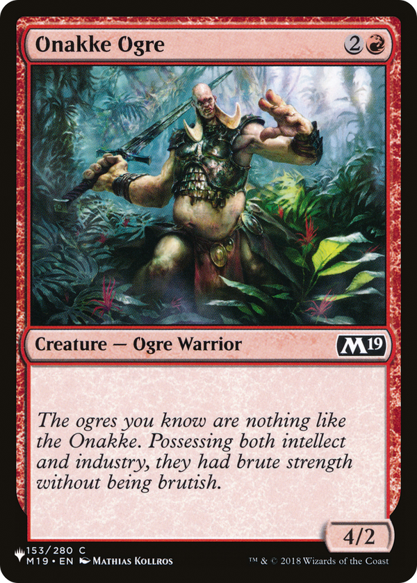 Onakke Ogre - M19 Reprint (PLST)