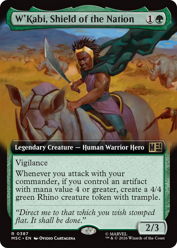 W'Kabi, Shield of the Nation - Extended Art (MSC) (Pre-Order)
