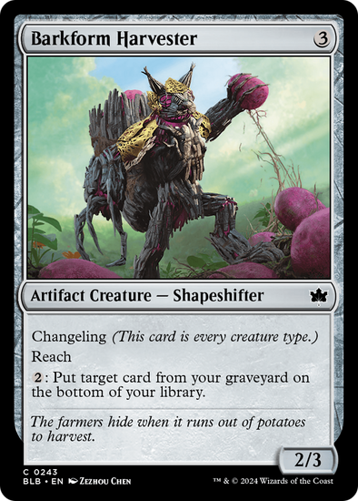 Barkform Harvester (BLB)