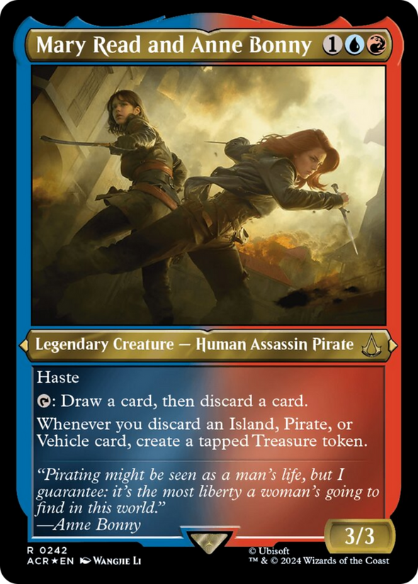 Mary Read and Anne Bonny (Etched) (ACR)