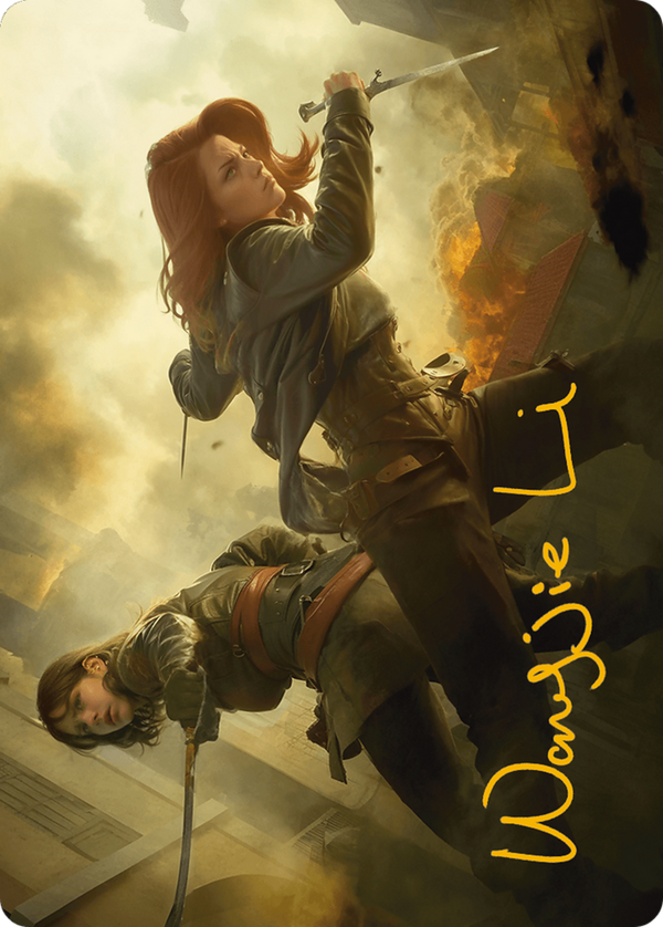 Mary Read and Anne Bonny - Art Series (Gold-Stamped Signature) (AACR)