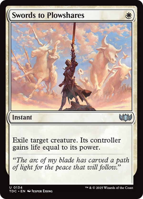 Swords to Plowshares (TDC)