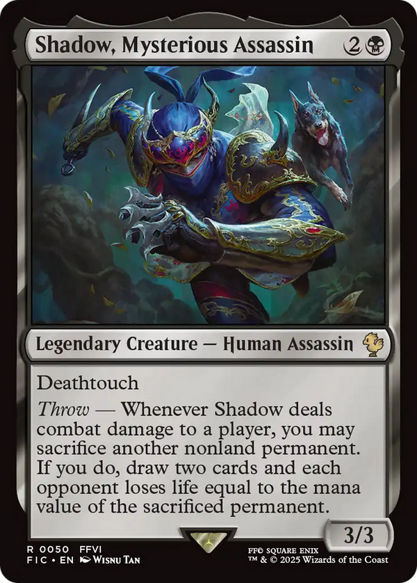 Shadow, Mysterious Assassin (FIC)