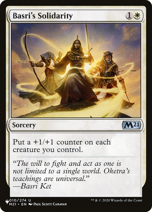 Basri's Solidarity - M21 Reprint (PLST)