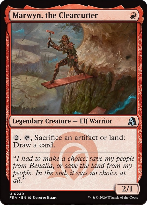Marwyn, the Clearcutter (FRA) (Pre-Order)