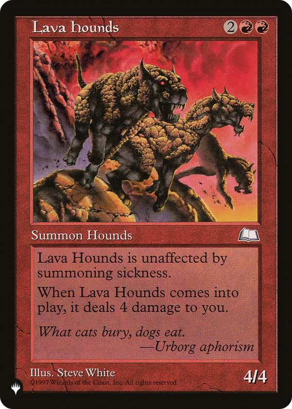Lava Hounds - WTH Reprint (PLST)
