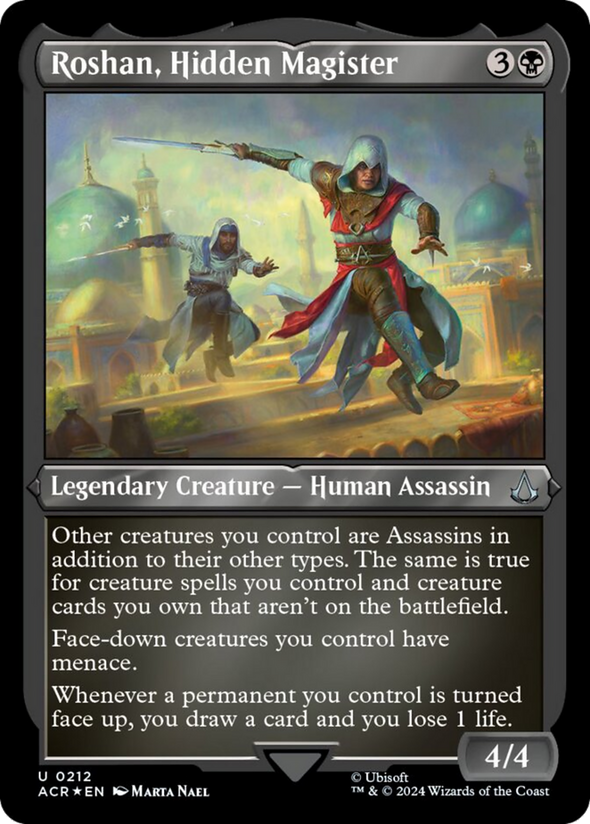 Roshan, Hidden Magister (Etched) (ACR)